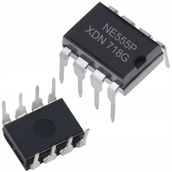 Tidskrets NE555 – Mångsidig Timer och Oscillator | DIP8, 3,5–16V, 500KHz | 2 Stycken i Set