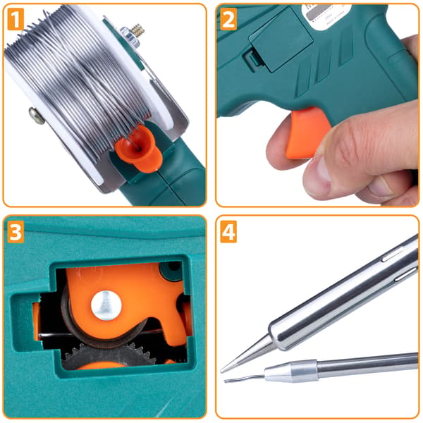 Transformatorloddebolt 60W med Tinnmater – Rask Oppvarming | 450°C | Stabil Holder