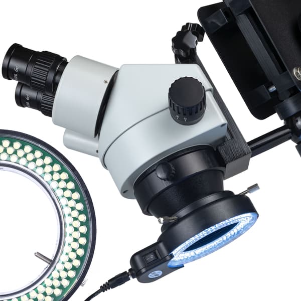 Stereomikroskop Proxima Pro MSPP-B-WDMS2 – 144 LED Belysning | 7X–45X Zoom | Ergonomisk Stativ