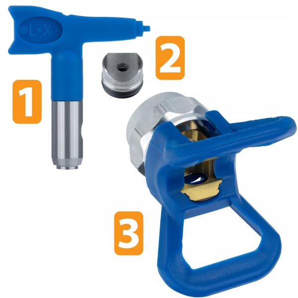 SpraySet ProFFLP 516 + RAC X Hode – SoftFlow Dyse | 25 Cm Sprøytebredde | Reservedel for Graco, Rosfix