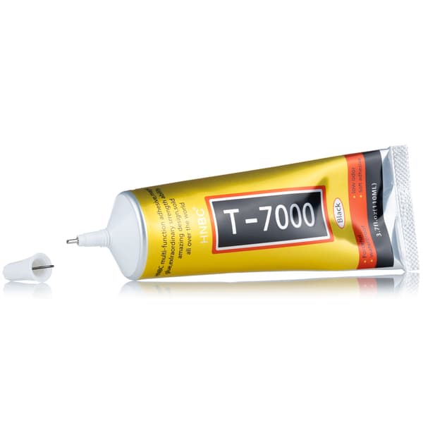 Universallim T-7000 110Ml – Præcis Påføring | Sort, Elastisk, Stærk Binding | til Elektronik, Plast, Træ, Metal