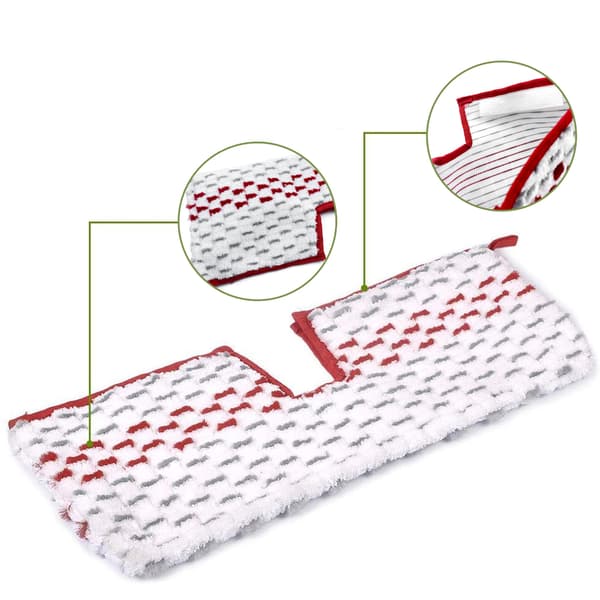 Moppad Set 3-Pack Rektangulär 41X16 Cm – Mikrofiber | Tvättbar | Ersättningsdel för Vileda 1-2 Spray Max, Spray