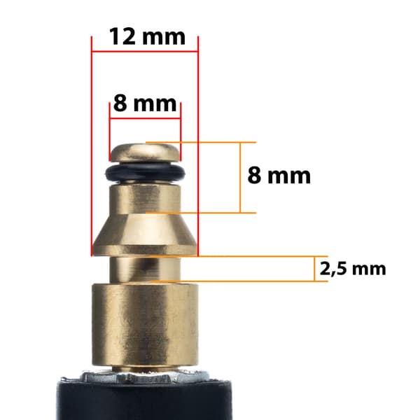 Hogtrycksslang 5M Quick Connect – Nylonforstärkt | Max 200 Bar | Kompatibel med Stihl, Nilfisk, Gerni