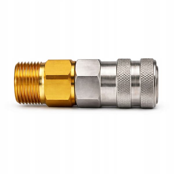QuickConnect M22 INOX Stikk Hurtigkobling – Rustfritt Stal | 150 Bar | For Hogtrykkspyler