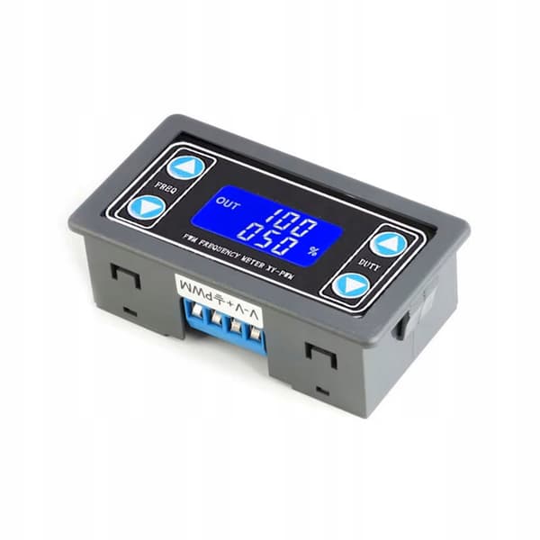 PWM Generator XY-PWM 1Hz-150KHz – LCD Display | UART Styrning | 3.3-20V | Panelmontering