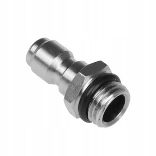 JetLink QuickCouple QC14 Adapter – Lynkobling 1/4 Tomme | Messing og Rustfrit Stal | til Skumlanser, Dyser