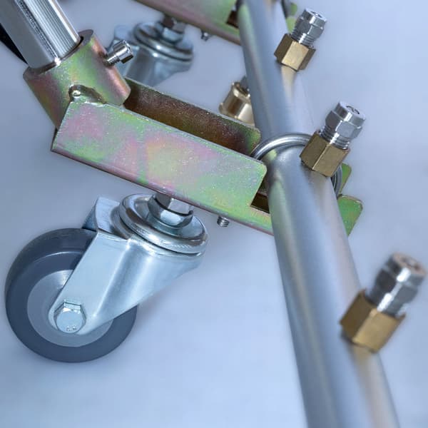 Professionel Undervognsrenser 100 cm – 7 Dyser 40° | 4200 PSI | Rustfrit Stal | 3/8" Tilslutning | 360° Rotation