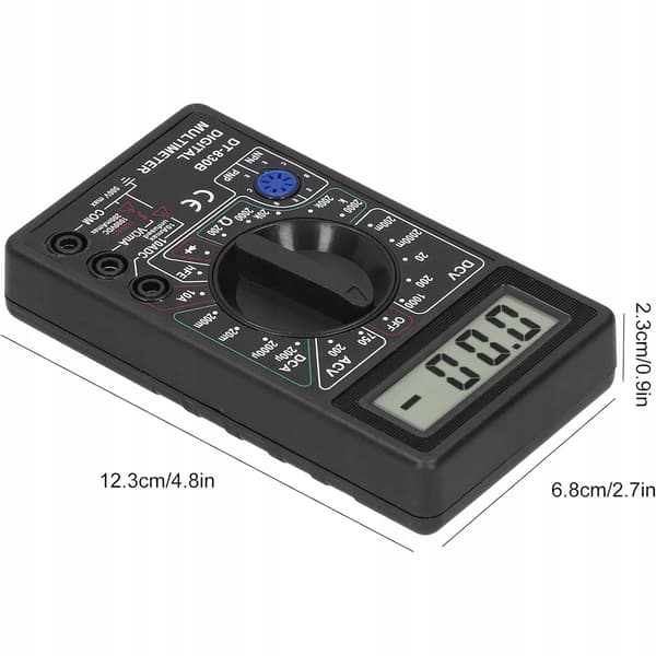 Digitaalinen Yleismittari DT-830B – LCD-Naytto | AC/DC Jannite, Virta, Vastus | Testaa Diodit, Transistorit
