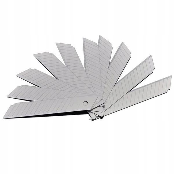 Tapetknivsett Aluminium 18Mm – Ergonomisk Grep | 10 Ekstra Blader | Solid Konstruksjon
