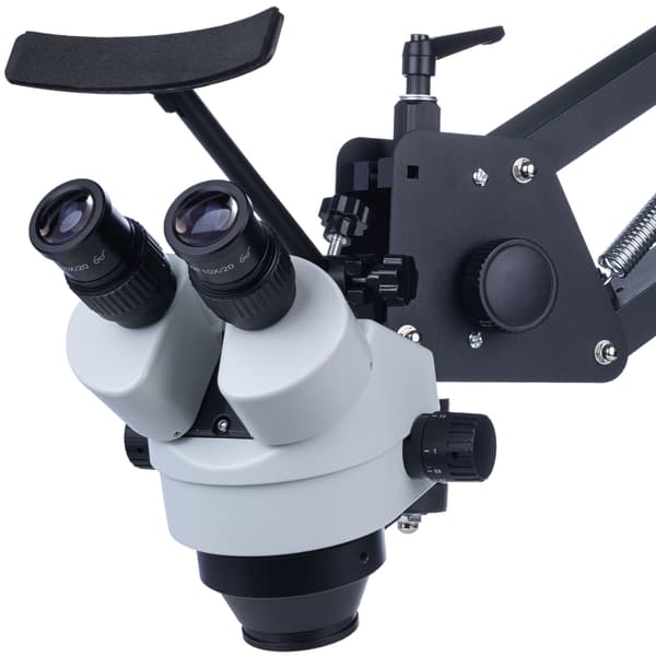 Stereomikroskop Proxima Pro MSPP-B-WDMS2 – 144 LED Belysning | 7X–45X Zoom | Ergonomisk Stativ