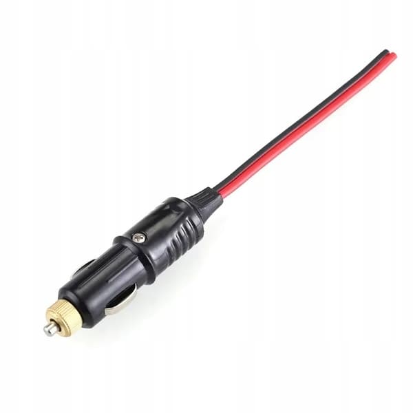 Bil Sigarettennerplugg 12/24V 20A med Sikring – Solid Konstruksjon | 6.3 Mm Sikring | Enkel Montering