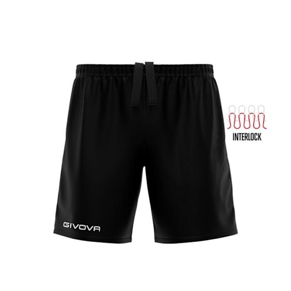 Givova Capo Interlock Shorts - svart - 3XL Svart XXXL