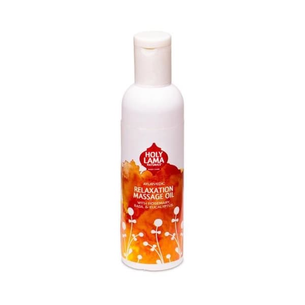 Ayurvedisk massageolja "Avkoppling" 100ml med eukalyptus och helig basilika