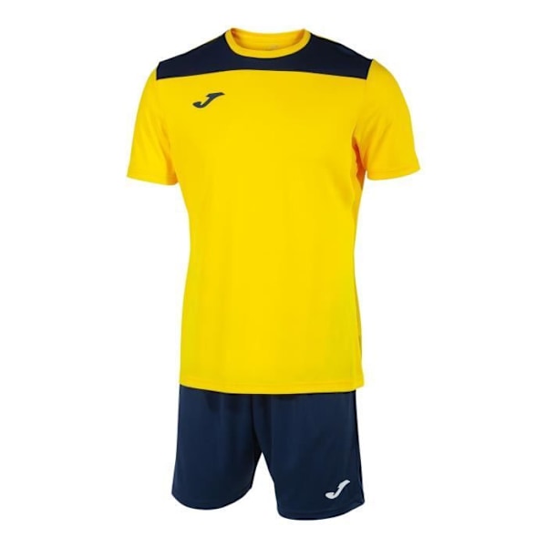Joma Phoenix II Barntröja och shortsset - gul/blå - 5/6 år Gul/blå 7-8 år gammal