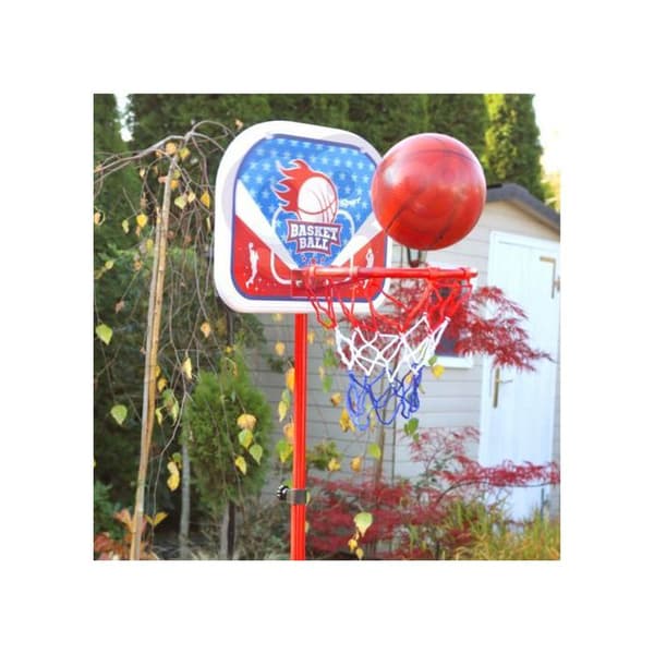 WOOPIE Basketbollställ Justerbar Höjd 90-170cm + Boll
