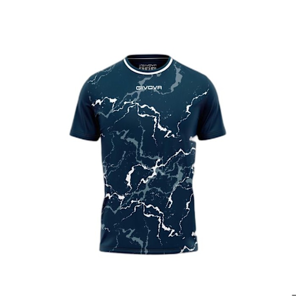 Maillot Givova Grafit blå/vit M