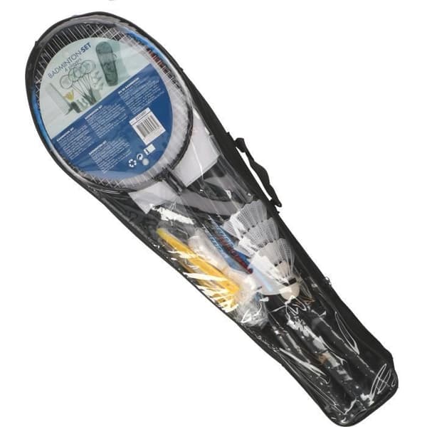 Badmintonspel + nät Grå