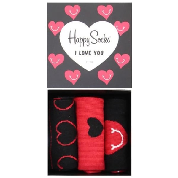Socks set - HAPPY SOCKS - Flerfärgad - 3 par - One size 41-46 - Bomull
