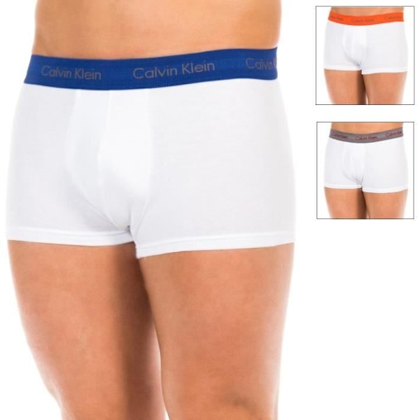 Pack-3 Retro Boxers Calvin Klein Vit M