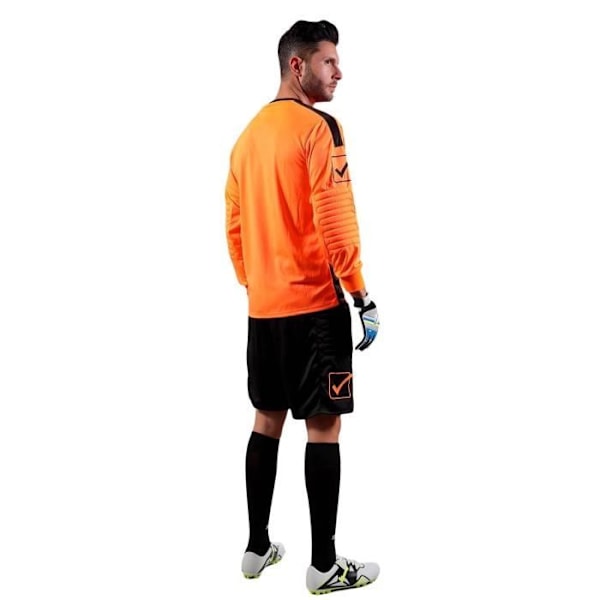 Givova Hyguana långärmad tröja och shorts målvaktsset - fluo orange/svart - 2XL Neon orange/svart jag