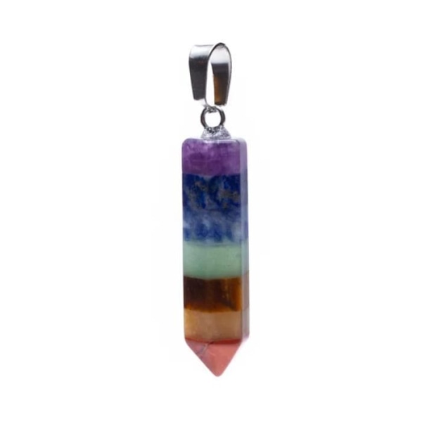 Pendentiv 7 Chakra spetssten