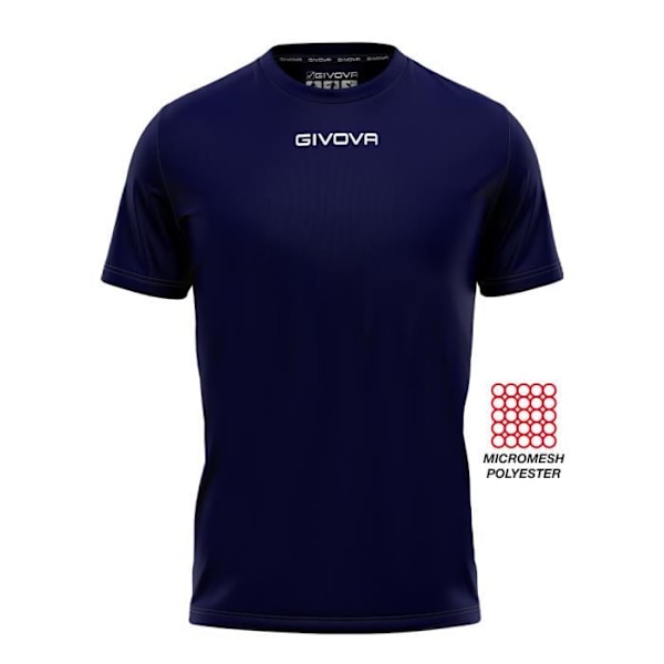 Givova One Jersey - Marinblå - 4XL - Herr - Polyester Micro Mesh 120 g/m² marinblå XXXXL