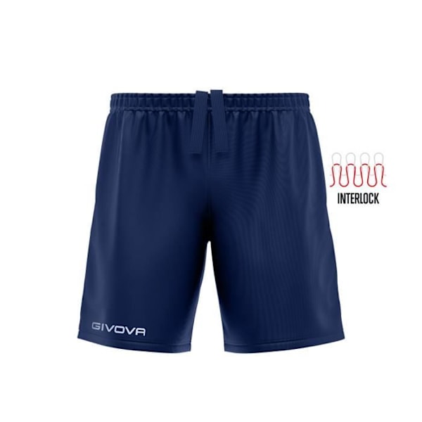 Givova Capo Interlock barnshorts - marinblå - 4XS marinblå XXXS