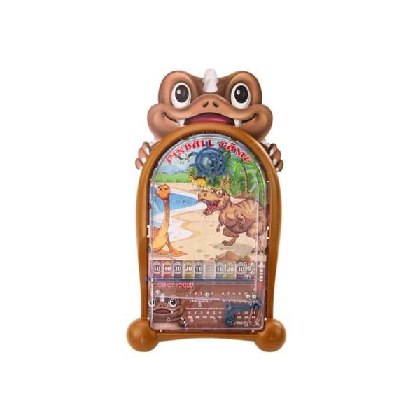 Brun dinosaur flipperstöd