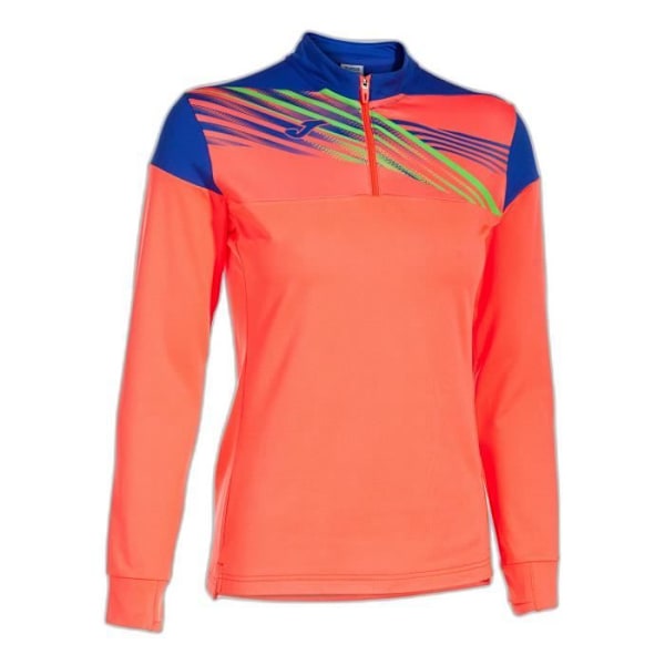 Joma Elite X damtröja - Coral Fluor/Royal - Långa ärmar - Löpning - Dam Korallfluor/kunglig XL