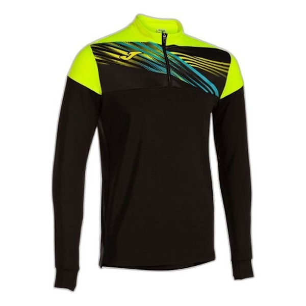 Joma Elite X Sweatshirt - Herr - Löpning - Svart - Långa ärmar - Andas Negro/amarillo fluor XXL