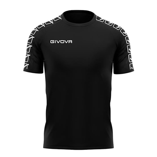 Givova T-shirt i bomullsband - svart - M Svart jag