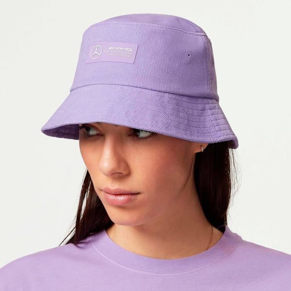 Hatt Bob i Retro Snöre Lila Lila lila Unik storlek