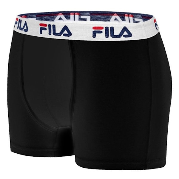 Boxershorts för män - FILA - Bomull - Känslig hud - Hypoallergen - Svart Svart M