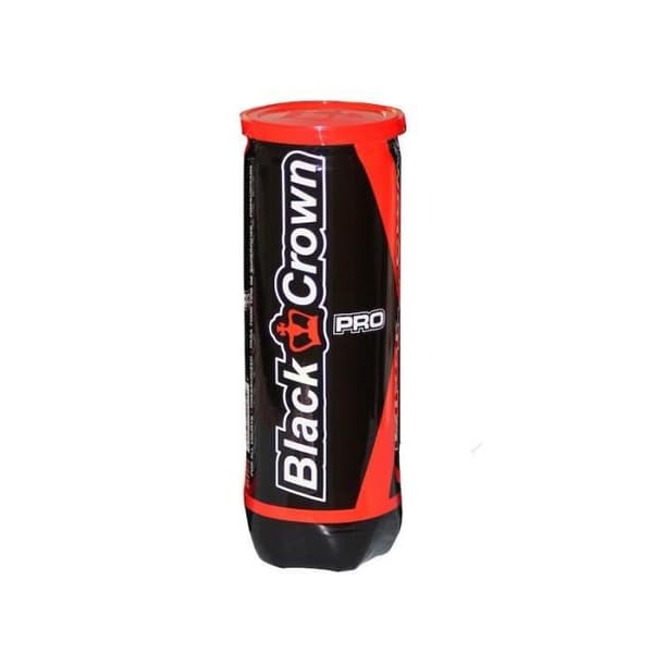 Rör med 3 Padelbollar Black Crown – Exceptionell Prestanda och Hållbarhet