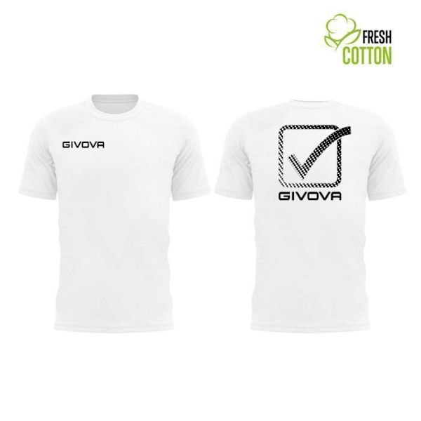 Givova Cubo T-shirt - vit - L Vit jag