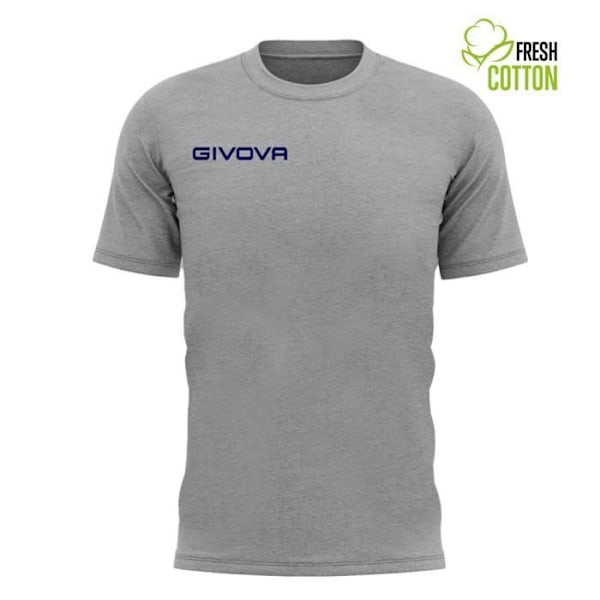 Givova Fresh cotton T-shirt - claro grey melange - S Ljusgrå melerad XL