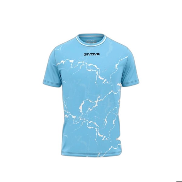 Maillot Givova Grafit celeste/vit XL