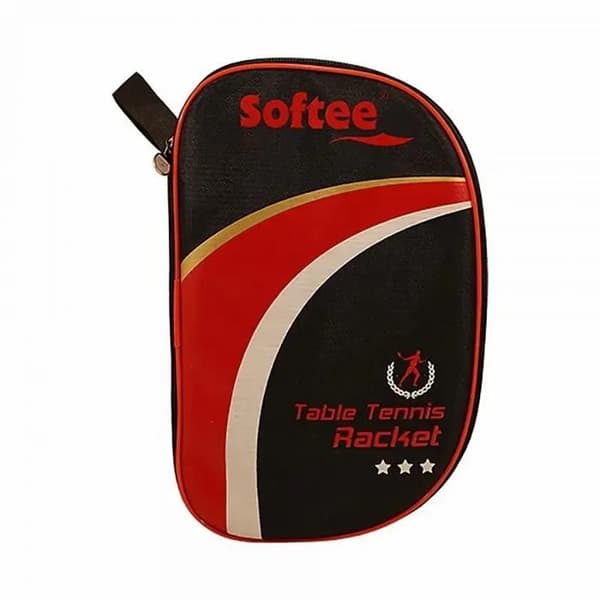Housse för Ping Pong-racket P700 Softee 0006807 röd svart