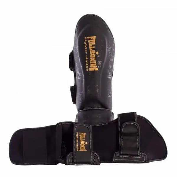 Kickboxnings benskydd Fullboxing Hammer - svart nigga S