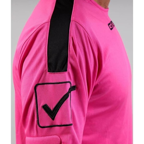 Givova Hyguana långärmad tröja och shorts målvaktsset för barn - fuxia/svart - 2XS Fuxia/svart XXS