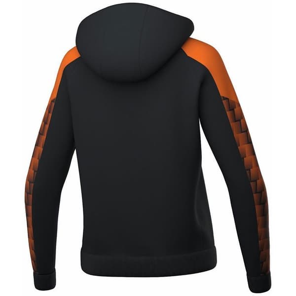 Sweatjacka med huva dam Erima Evo Star svart/orange 42