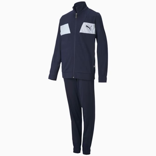 Puma Boys Poly Suit Träningsoverall Blå - 583252-06 Blå 13-14 år gammal