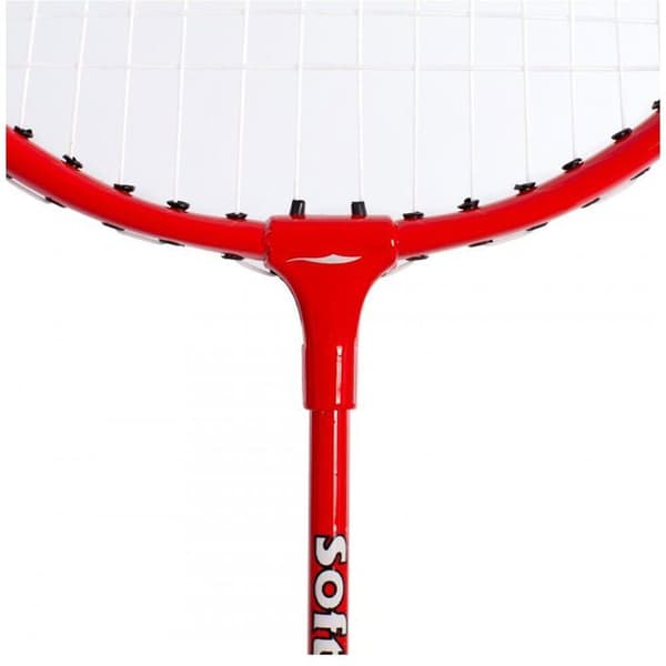 Badmintonracket barn Softee B 700 - vit/röd vit röd
