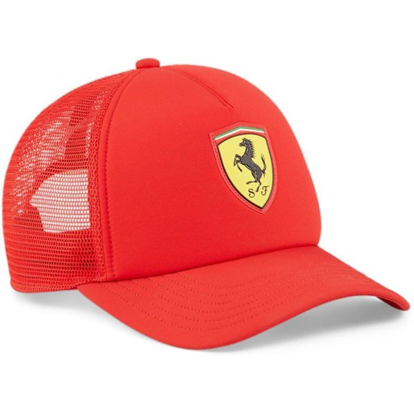 Puma Ferrari Race Trucker Keps Rosso Corsa, Röd, Unisex Röd Unik storlek