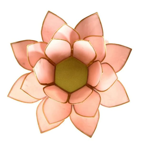 Lotusblomma ljushållare i pastellrosa