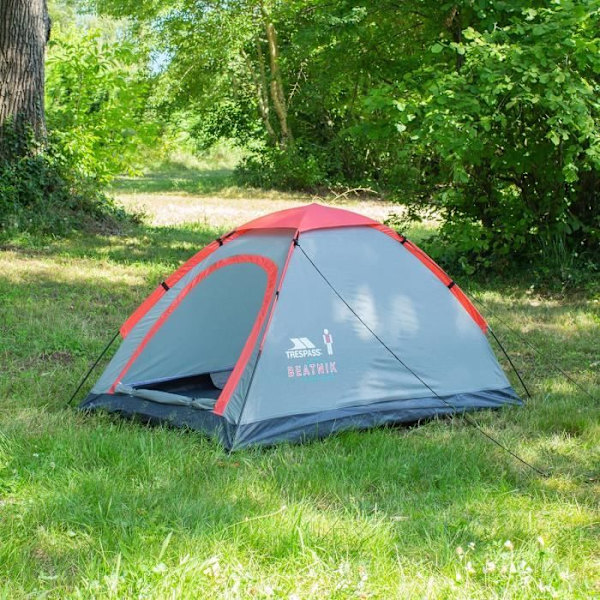TRESPASS Tält Beatnik - 2 platser - Grå rökig rökgrå