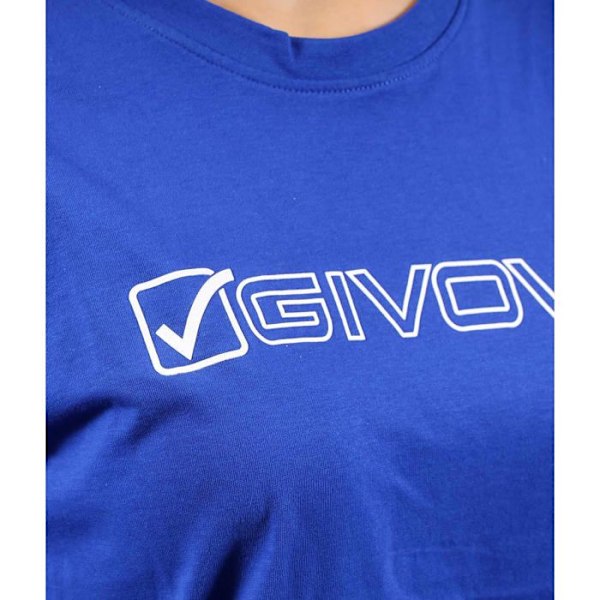 Givova Mondo T-shirt azzurro/bianco XL