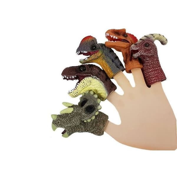 Fingerställning dinosaurier 5 delar