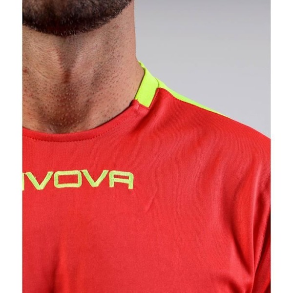 Givova Hyguana långärmad tröja och shorts målvaktsset - röd claro/svart - M Röd claro/svart M
