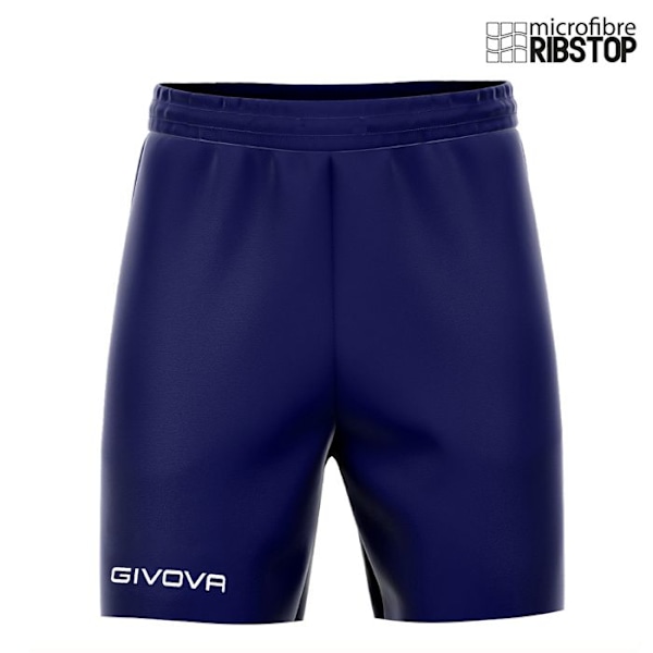Kort Givova - GIVOVA - Kort modell - 100% mikrofiber - Bakficka - Sidofickor marinblå/blå jag